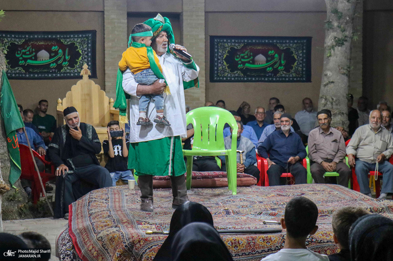 آخرین شب مجلس تعزیه خوانی در بیت تاریخی حضرت امام خمینی (س) در خمین