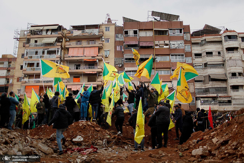 تصاویر اختصاصی جماران از حال و هوای بیروت یک روز مانده به تشییع شهید سید حسن نصرالله (ره)