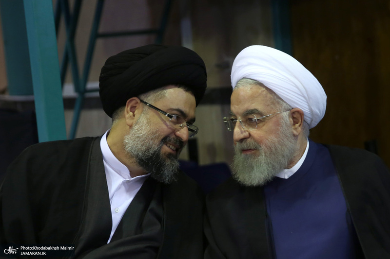 مراسم چهلمین روز مرحوم آیت الله صانعی در حسینیه جماران