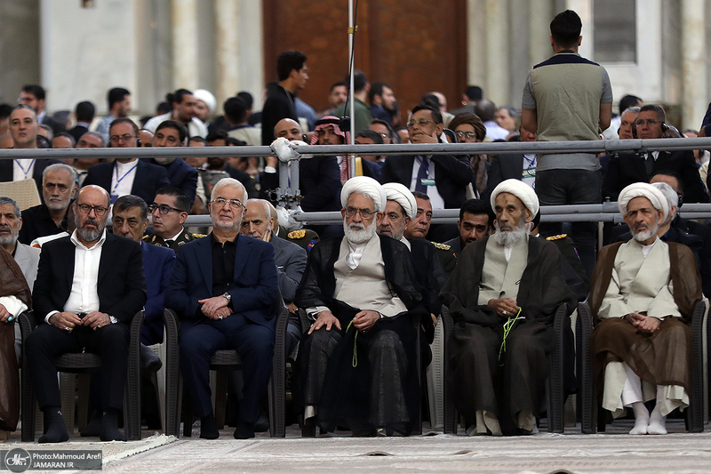 حضور شخصیت‌های سیاسی و مسئولان کشوری و لشکری در مراسم سالگرد ارتحال حضرت امام خمینی (س) -2