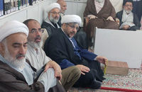 مراسم ولادت حضرت امام رضا (ع) در دفتر آیت الله العظمی صانعی (ره) + تصاویر