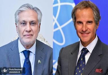 گفتگوی معاون نخست‌وزیر پاکستان با گروسی درباره پایان جنگ علیه ایران