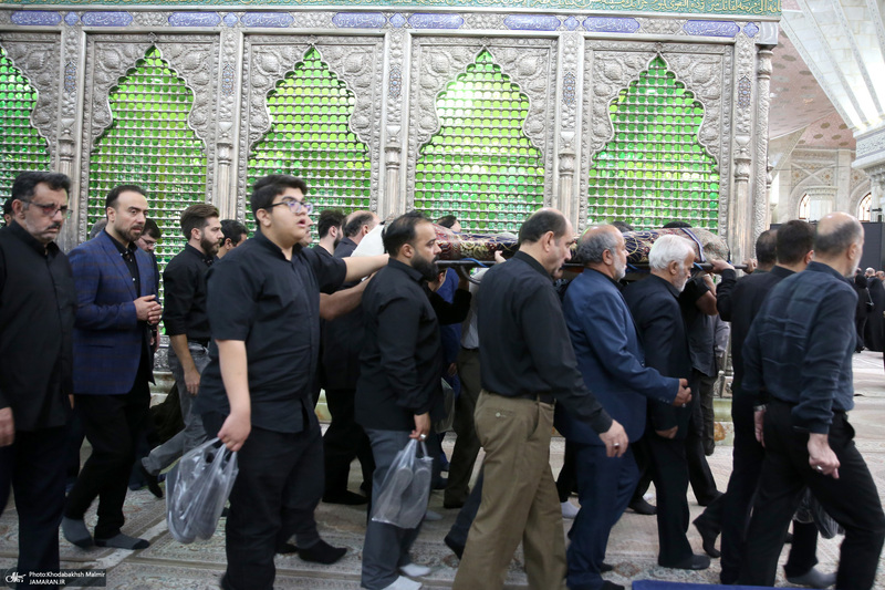 نماز و تشییع حاج علی اکبرشفیعی در حرم مطهر امام خمینی (س)