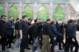 نماز و تشییع حاج علی اکبرشفیعی در حرم مطهر امام خمینی (س)
