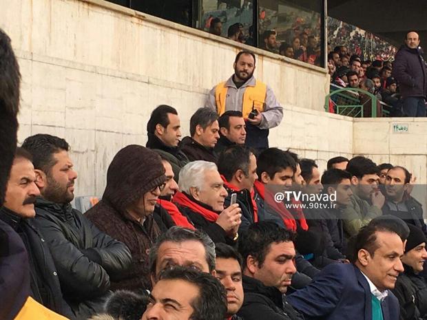 تصویری از پرسپولیسی های سابق در ورزشگاه آزادی