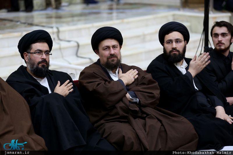 مراسم عزاداری شب شهادت حضرت زهرا(س) در حرم امام خمینی (س)