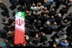 مراسم تشییع حجت الاسلام و المسلمین دکتر احمد احمدی 