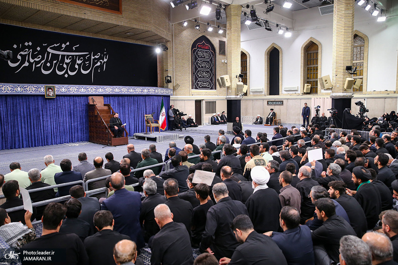 مراسم عزاداری شهادت امام رضا (ع) در حسینیه امام خمینی