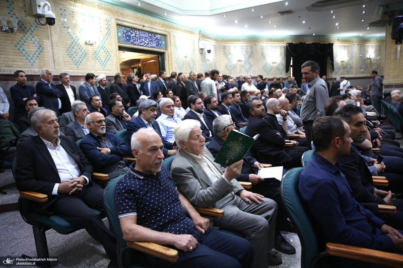 مراسم یادبود حاجیه خانم خدیجه خاتمی در مسجد امیرالمومنین (ع) -1