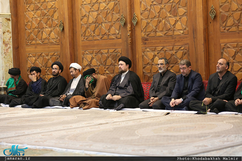 مراسم عزاداری شام غریبان در حرم مطهر حضرت امام خمینی(س) 