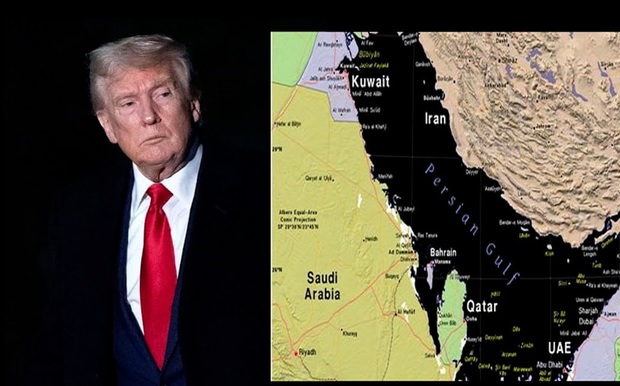 اولین اظهارنظر ترامپ در مورد نام خلیج فارس! + فیلم