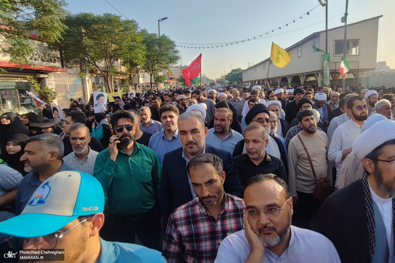 تشییع پیکر‌های ۸ شهید دلاور هوافضای سپاه و پدافند ارتش در قم