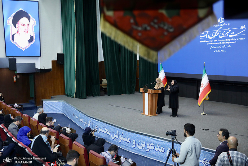 نشست خبری سخنگوی دولت