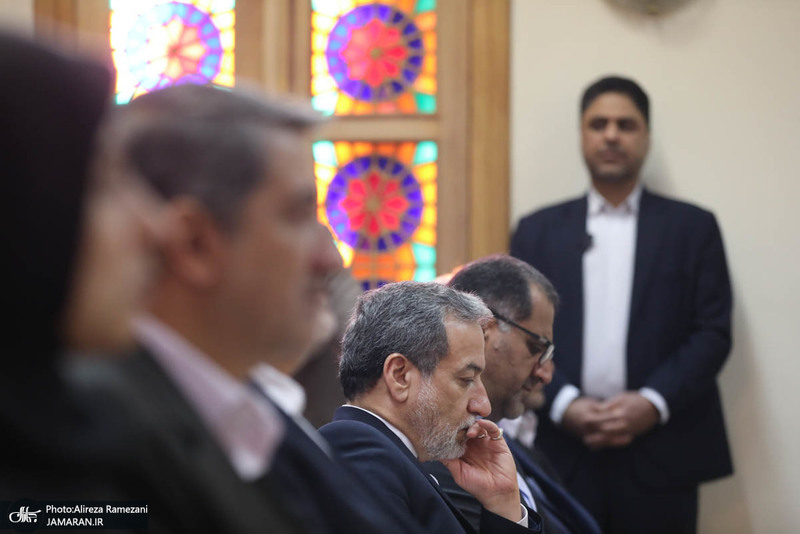 مراسم تودیع و معارفه رییس بنیاد ایرانشناسی با حضور عارف