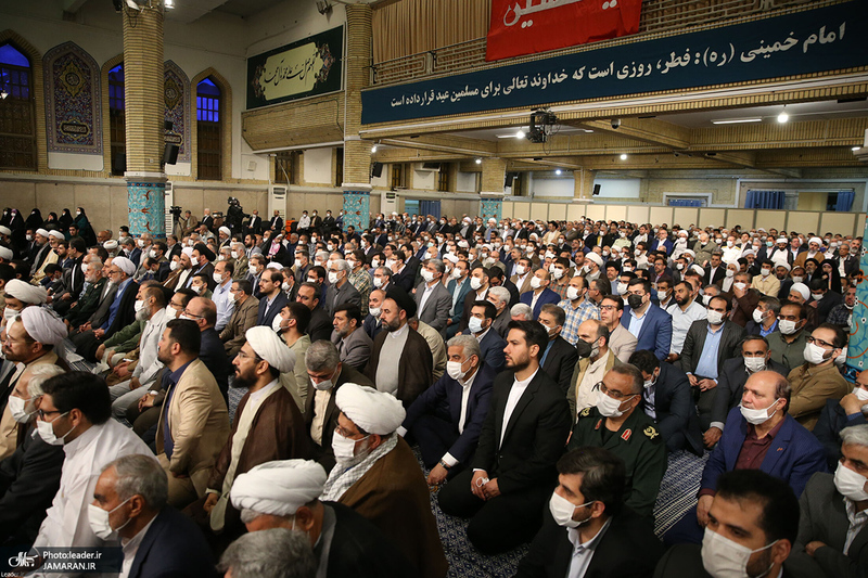 دیدار مسئولان نظام و سفرای کشورهای اسلامی با رهبر معظم انقلاب