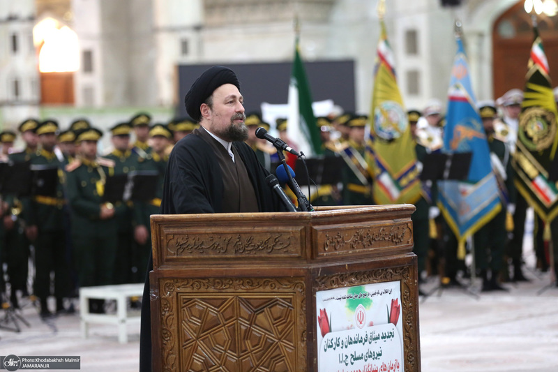 تجدیدمیثاق فرماندهان و کارکنان نیروهای مسلح با آرمان‌های امام خمینی (س)