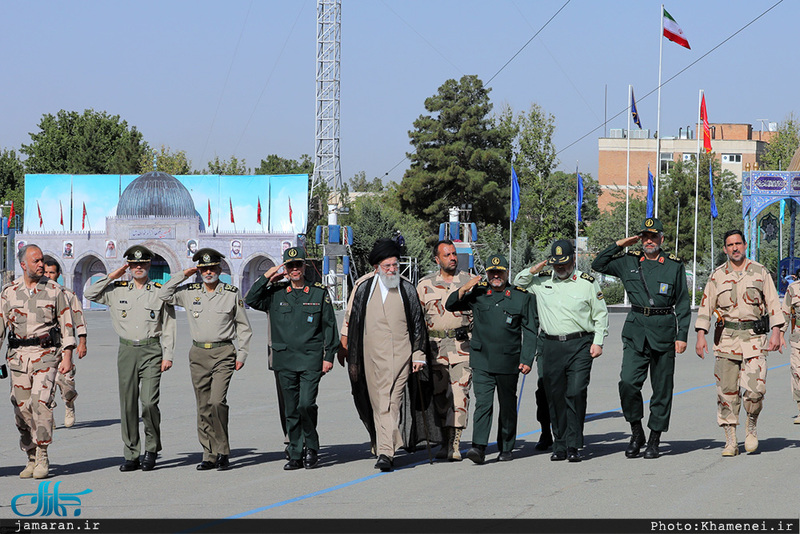 حضور و سخنرانی فرمانده کل قوا  در مراسم دانش‌آموختگی دانشجویان دانشگاه امام حسین(ع)