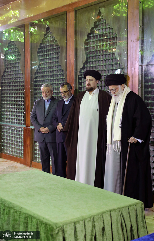 حضور رهبر معظم انقلاب در مرقد مطهر امام خمینی(س) و گلزار شهیدان
