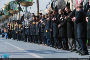  عزاداری شهادت حضرت علی ابن موسی الرضا(ع) در حرم مطهر حضرت معصومه(س)