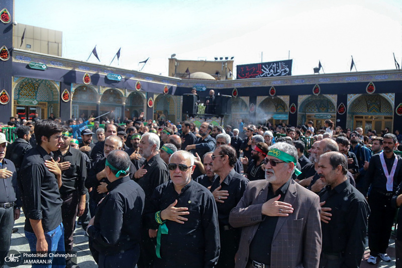 حال و هوای حرم کریمه اهل بیت در ظهر تاسوعای حسینی(ع)