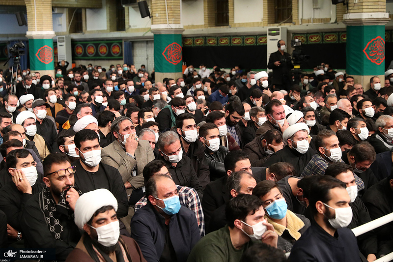 پنجمین شب مراسم عزاداری حضرت فاطمه‌ زهرا (س) در حسینیه امام خمینی