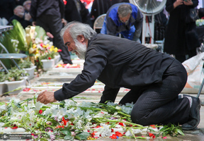 مراسم چهلمین روز شهدای جنگ تحمیلی ۱۲ روزه در قطعه 42 بهشت زهرا (س)