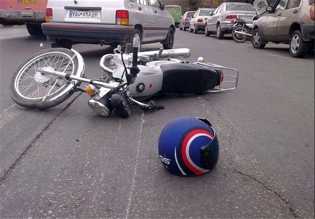 راکب موتورسیکلت در قم براثر واژگونی جان باخت
