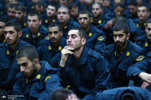 تجدید میثاق دانشجویان و فرماندهان دانشگاه افسری و تربیت پلیس امام حسن مجتبی‎‎ (ع) با آرمان حضرت امام خمینی (س)