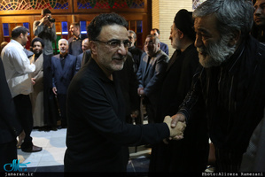 مراسم ختم مادر حجت الاسلام و المسلمین محتشمی پور در مسجد نور