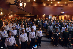 تجدید میثاق فرمانده و پرسنل قرارگاه شهید فهمیده با آرمان های حضرت امام خمینی (س)