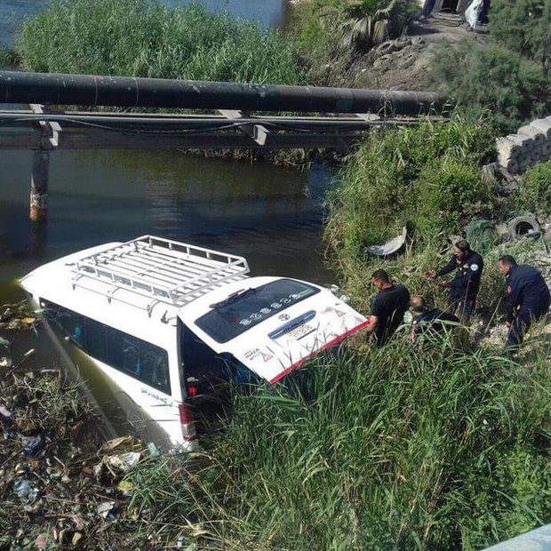 تصادف خودروی گردشگران چینی در مصر ۱۱ کشته و زخمی برجای گذاشت+ عکس
