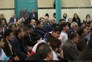 دیدار استاندار و جمعی از مدیران استان تهران با سید حسن خمینی