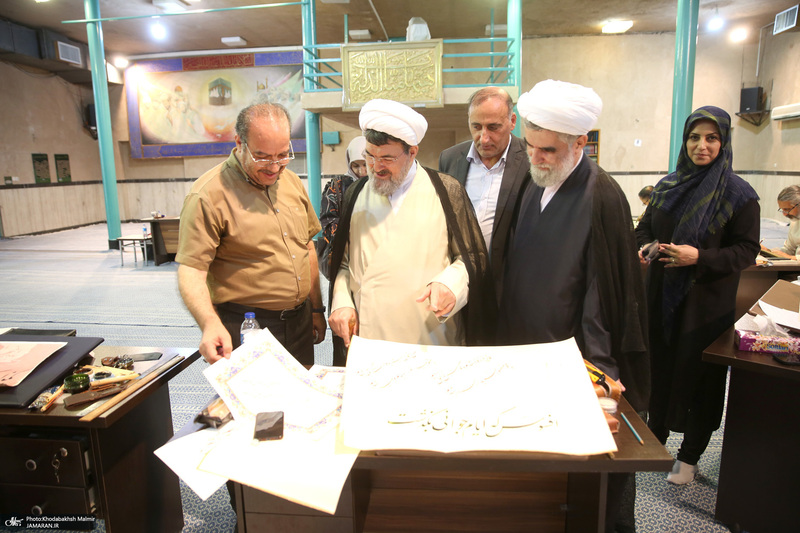 بازدید حجت الاسلام والمسلمین محمدعلی رحمانی از ورکشاپ نقطه عطف