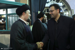 مراسم بزرگداشت همسر آیت الله موسوی بجنوردی (ره) در حسینیه شماره یک جماران-1