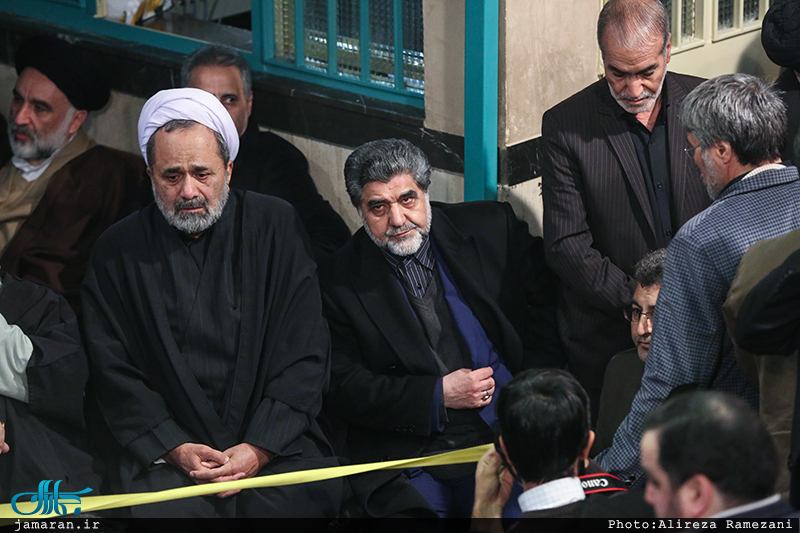 مراسم وداع با پیکر آیت الله هاشمی رفسنجانی(ره) در حسینیه جماران