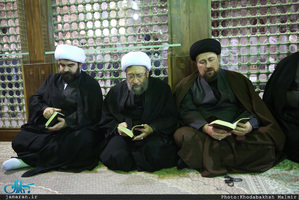 تجدید میثاق رئیس قوه قضائیه و مسئولان عالی قضایی با آرمان‌های امام خمینی(س) 