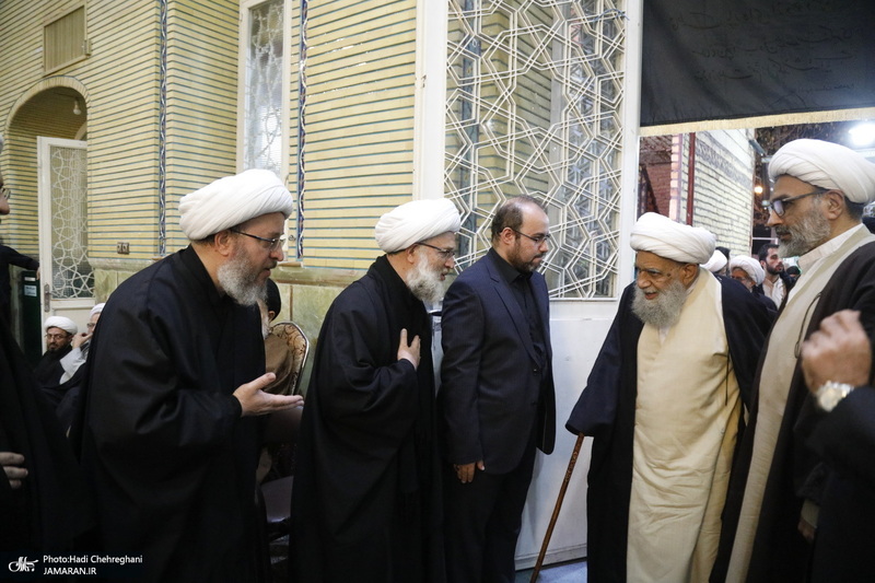 مراسم بزرگداشت همسر آیت الله العظمی وحید خراسانی در قم‎
