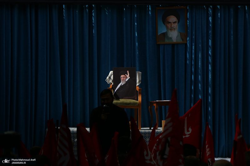 عزاداری ظهر عاشورا در جوار مقتل رهبر شهید انقلاب
