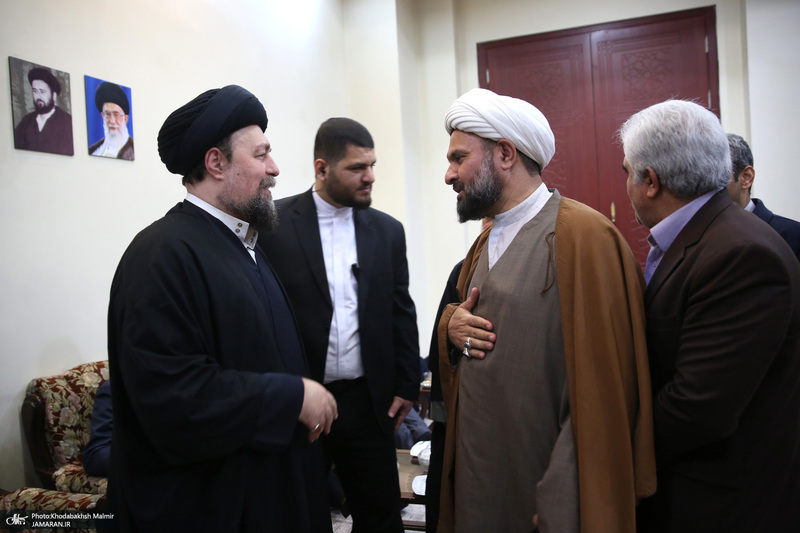 حاشیه دیدار نمایندگان مجلس با سید حسن خمینی