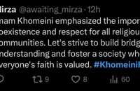 «خمینی برای همه» ھشتگی که ترند شد (4)