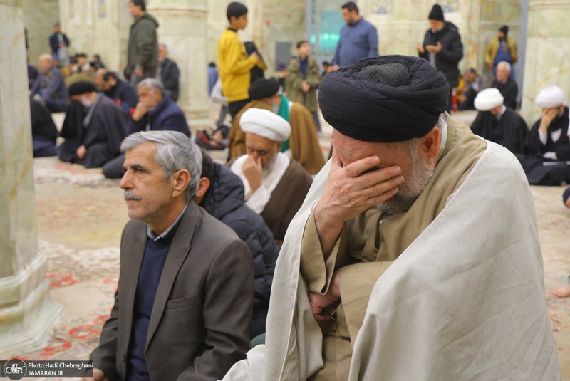 مراسم سومین سالگرد ارتحال آیت الله العظمی علوی گرگانی (ره) در مسجد اعظم قم‎