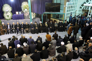 مراسم بزرگداشت آیت الله موسوی بجنوردی (ره) در حسینیه جماران - 1