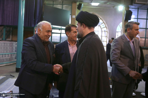 دیدار وزیر راه و شهرسازی با سید حسن خمینی