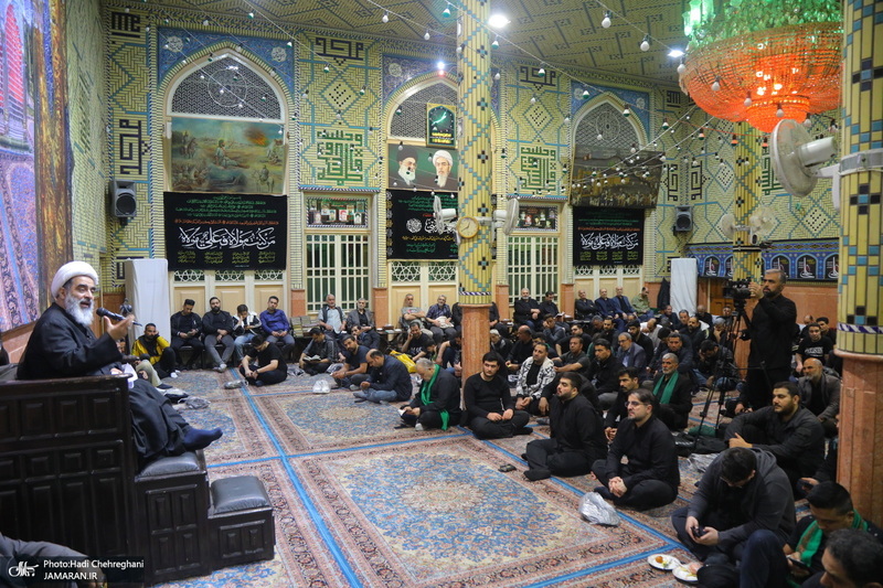 احیای شب بیست و یکم ماه رمضان در تکیه حاج سید حسن قم