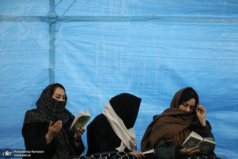 مراسم شب بیست و سوم ماه مبارک رمضان در امام زاده پنج تن لویزان