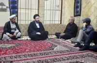 حضور علی لاریجانی در بیت امام خمینی در نجف اشرف