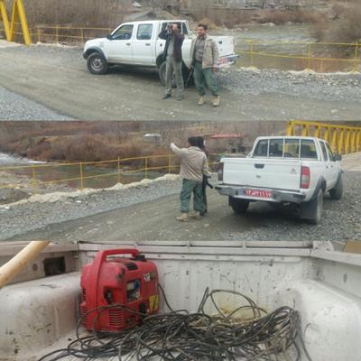 دستگیری پنج صیاد متخلف در رودخانه زاب سردشت