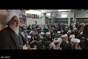 مراسم عزاداری شهادت امام صادق (ع)  در بیت آیت الله العظمی صانعی (ره)