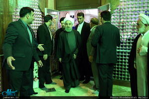 تجدید میثاق رئیس جمهور و اعضای هیئت دولت با آرمان های حضرت امام(س) 