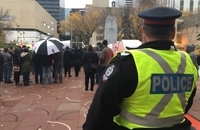 تظاهرات علیه حمله تروریستی کانادا